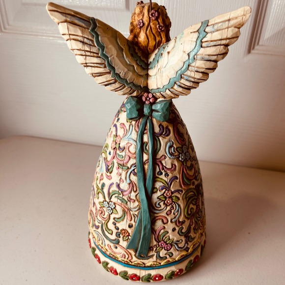 Jim Shore Heartwood Creek "New Beginnings" Angel Figurine 2003 #C117674 - Picture 2 of 8